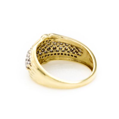 10K Yellow Gold 0.50TW I1 to I2 H to I Diamond Band Ring [OECR1003-12]