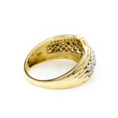 10K Yellow Gold 0.50TW I1 to I2 H to I Diamond Band Ring [OECR1003-12]