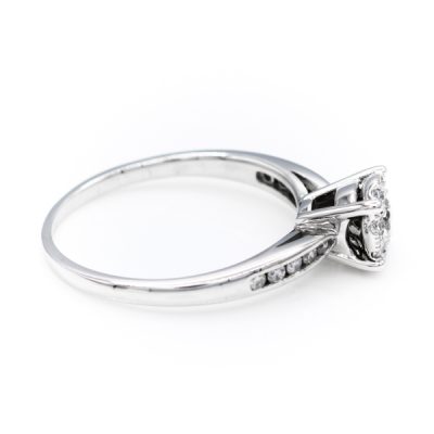 10K White Gold 0.50TW I1 to I2 H to I Diamond Women's Diamond Band Ring [OECR1012-12]