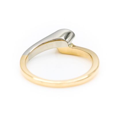 14K Two-Tone Gold 0.31CT VS2 H Diamond Ring [OECR1013-12]