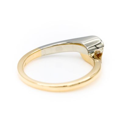 14K Two-Tone Gold 0.31CT VS2 H Diamond Ring [OECR1013-12]