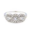 14K White Gold 0.50TW I1 to I2 H to I Diamond Women's Diamond Band Ring [OECR1016-12]