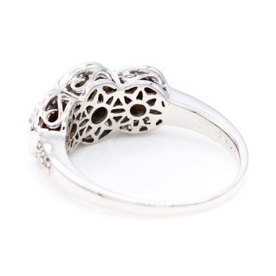 14K White Gold 0.50TW I1 to I2 H to I Diamond Women's Diamond Band Ring [OECR1016-12]