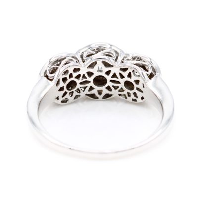 14K White Gold 0.50TW I1 to I2 H to I Diamond Women's Diamond Band Ring [OECR1016-12]