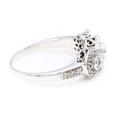 14K White Gold 0.50TW I1 to I2 H to I Diamond Women's Diamond Band Ring [OECR1016-12]