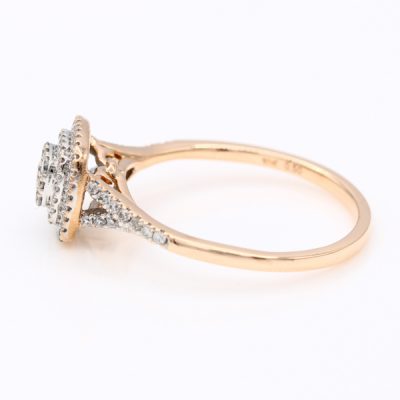 10K Rose Gold 0.50TW I1 to I2 H to I Diamond Ring | MT Estate Collection [OECR1017-12]
