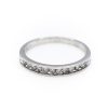 10K White Gold 0.25TW I1 to I2 G to H Diamond Diamond Band Ring [OECR1021-12]