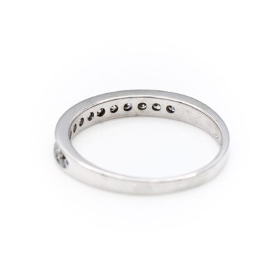 10K White Gold 0.25TW I1 to I2 G to H Diamond Diamond Band Ring [OECR1021-12]