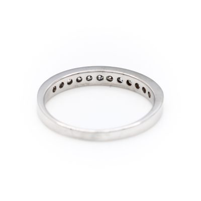10K White Gold 0.25TW I1 to I2 G to H Diamond Diamond Band Ring [OECR1021-12]