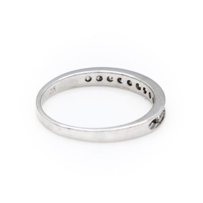 10K White Gold 0.25TW I1 to I2 G to H Diamond Diamond Band Ring [OECR1021-12]