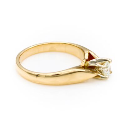14K Two-Tone Gold 0.25CT VS1 H Diamond Women's Ring [OECR1029-12]