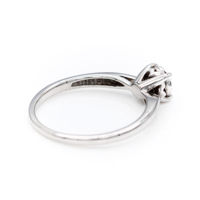 10K White Gold 0.10TW I1 to I2 G to H Diamond Women's Ring [OECR1032-12]