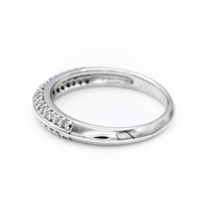 14K White Gold 0.19TW I1 to I2 G to H Diamond Band Ring [OECR1035-12]