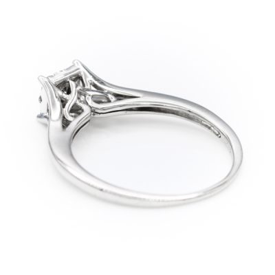 10K White Gold 0.17TW I1 to I2 G to H Diamond Ring [OECR1036-12]