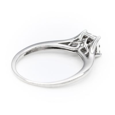 10K White Gold 0.17TW I1 to I2 G to H Diamond Ring [OECR1036-12]