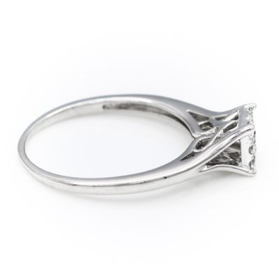 10K White Gold 0.17TW I1 to I2 G to H Diamond Ring [OECR1036-12]
