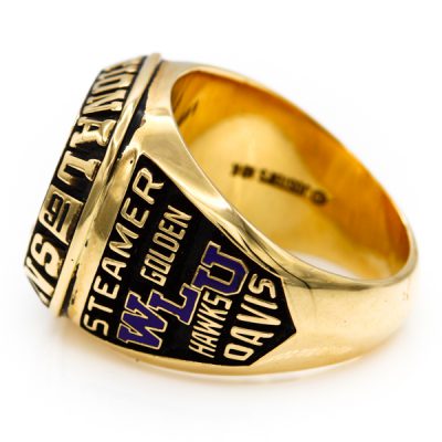 10K Yellow Gold Men's VANIER CUP XXVII 1991 NATIONAL CHAMPIONSHIP Ring [OECR1051-12]