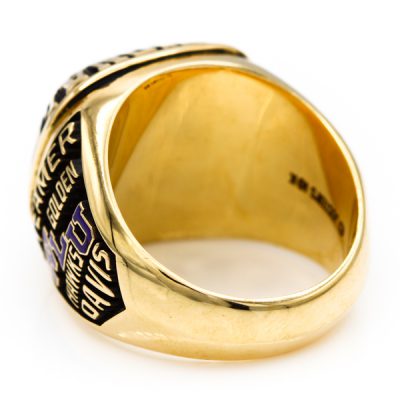 10K Yellow Gold Men's VANIER CUP XXVII 1991 NATIONAL CHAMPIONSHIP Ring [OECR1051-12]
