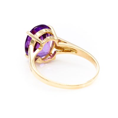10K Yellow Gold Amethyst Ring [OECR10105-12]