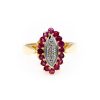 10K Yellow Gold Ruby Diamond Ring [OECR10107-12]