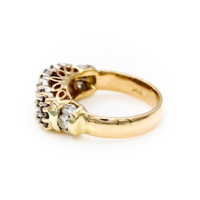 14K Yellow Gold 0.75TW I1 to I2 H to I Round Diamond Ring [OECR10119-12]