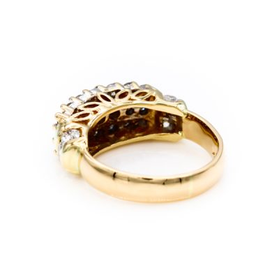 14K Yellow Gold 0.75TW I1 to I2 H to I Round Diamond Ring [OECR10119-12]
