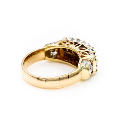 14K Yellow Gold 0.75TW I1 to I2 H to I Round Diamond Ring [OECR10119-12]