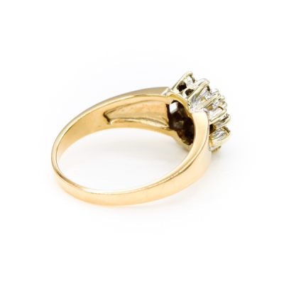 14K Yellow Gold 0.25TW SI2 to I2 H to I Single Cut Diamond Ring [OECR10125-12]