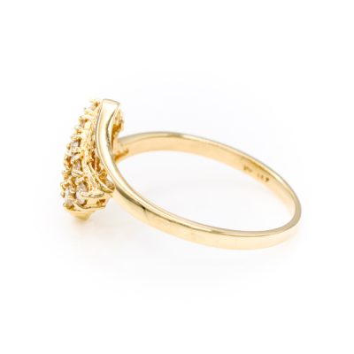 10K Yellow Gold 0.25TW SI2 to SI2 H to I Round Diamond Ring [OECR10126-12]