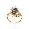 10K Yellow Gold 0.50TW I2 H to I Round Diamond Ring [OECR10130-12]