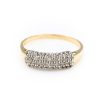 10K Two-Tone Gold 0.25TW I1 to I2 H to I Round Diamond Ring [OECR10131-12]