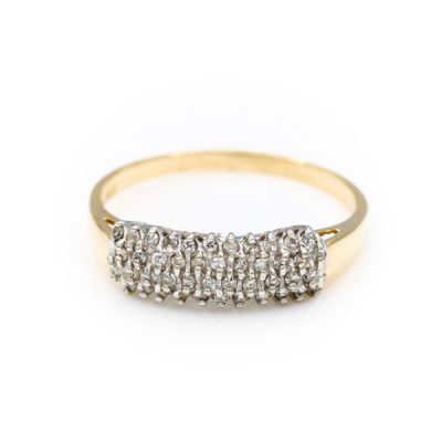 10K Two-Tone Gold 0.25TW I1 to I2 H to I Round Diamond Ring [OECR10131-12]
