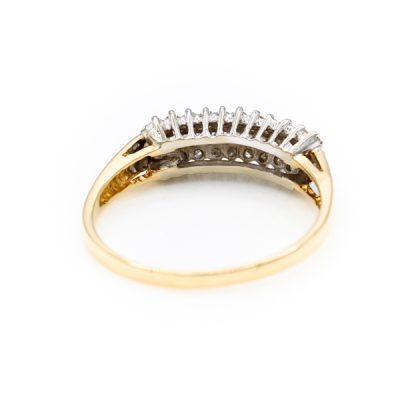 10K Two-Tone Gold 0.25TW I1 to I2 H to I Round Diamond Ring [OECR10131-12]
